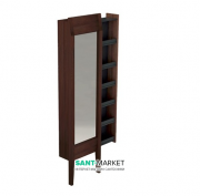 Зеркало напольное в деревянной раме Kerasan Bentley с выдвижной секцией тёмный ясень 918347