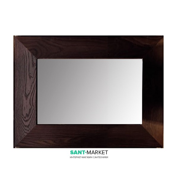 Зеркало настенное в деревянной раме Kerasan Bentley 80х100 (100х80) см тёмный ясень 918047