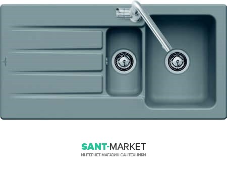 Мийка для кухні прямокутна Villeroy & Boch Architectura 60 XR Fossil 336502KD