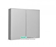 Шкаф зеркальный подвесной Kerasan Nolita 70х70 см алюминий 921501