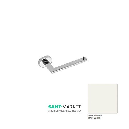 Держатель для туалетной бумаги Kerasan Nolita подвесной белый матовый 922430