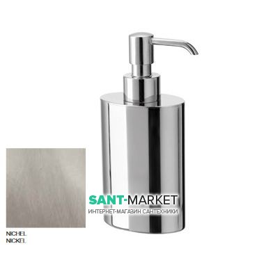Дозатор для жидкого мыла Kerasan Nolita накладной никель 922394