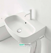 Смеситель для раковины Kerasan Nolita однорычажный белый матовый 922630