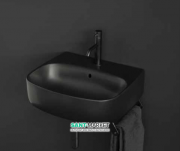 Смеситель для раковины Kerasan Nolita однорычажный чёрный матовый 922631