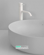 Смеситель для раковины Kerasan Nolita однорычажный белый матовый 922730