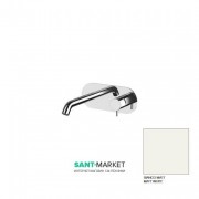 Смеситель для раковины встраиваемый Kerasan Nolita однорычажный белый матовый 922830