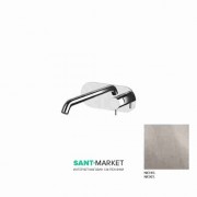 Смеситель для раковины встраиваемый Kerasan Nolita однорычажный никель 922894