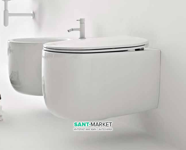 Змішувач для біде Kerasan Nolita змішувач білий матовий 922930