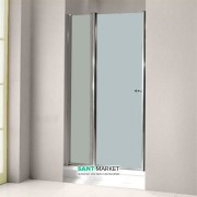 Дверь душевая правосторонняя Kerasan Retro DS профиль хром стекло матовое 9139S0