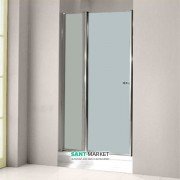 Дверь душевая правосторонняя Kerasan Retro DS профиль хром стекло матовое 9139S0