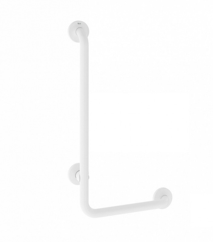 Опорний поручень для ванної Roca Access Pro кутовий 90 ° лівий 43х74 см білий A816958009