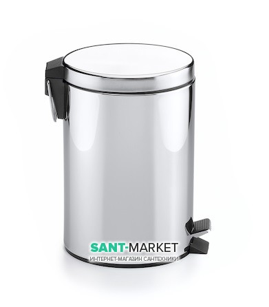 Ведро для мусора Roca Hotels объём 3 литра хром A815487001