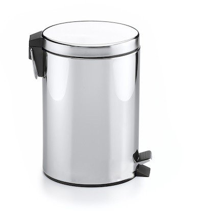 Ведро для мусора Roca Hotels объём 6 литров хром A815489001
