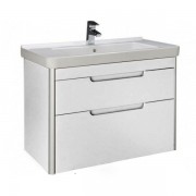 Тумба подвесная с раковиной для ванной Roca Dama-N 60,8х43,4 см белый глянец A851047806