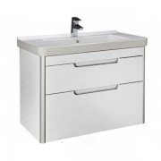 Тумба подвесная с раковиной для ванной Roca Dama-N 60,8х43,4 см белый глянец A851047806