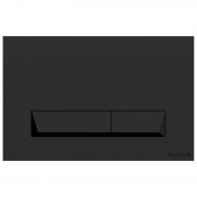 Кнопка смыва для унитаза Imprese Pani механическая двойной смыв пластик черный i9040ВOLIpure