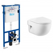 Унітаз підвісний Roca Meridian з прихованою інсталяцією Roca Duplo A89009000M