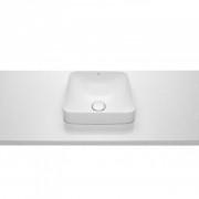 Раковина для ванної Roca Inspira Square 37х37 см з керамічної декоративною кришкою донного клапана A32753R000