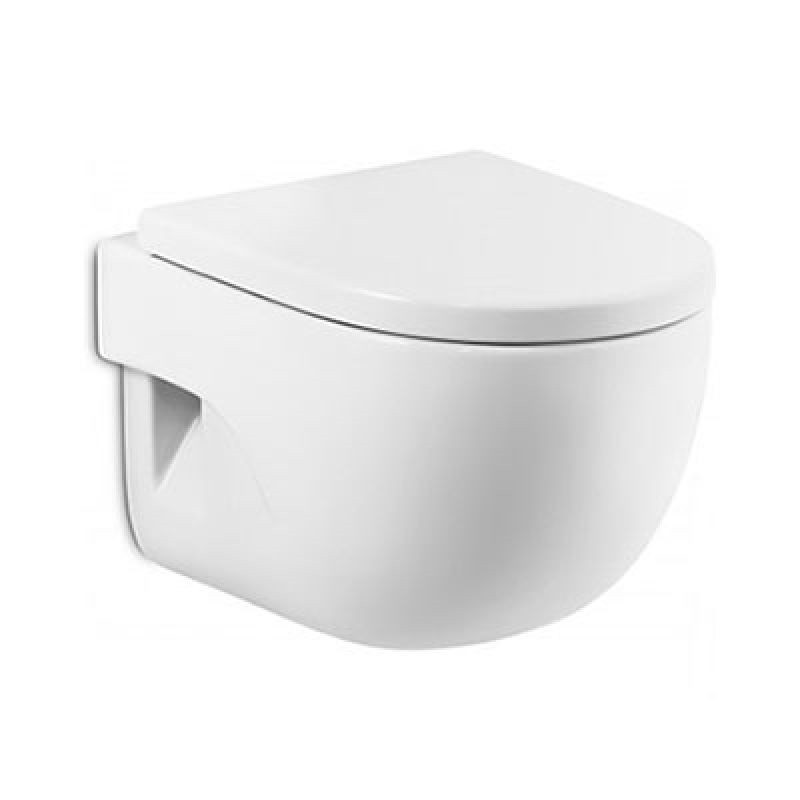 Унітаз підвісний Roca Meridian Compacto з кришкою з сидінням Soft Close A34H248000