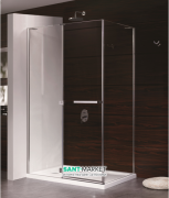 Душевая кабина Eger Megerka 120х80 левая фурнитура хром прозрачное стекло 599-330TR/1L