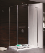 Душевая кабина Eger Megerka 120х80 правая фурнитура хром прозрачное стекло 599-330TR/1R