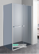 Душевая кабина Eger Megerka 120х80 правая фурнитура хром тонированное стекло 599-330/1R