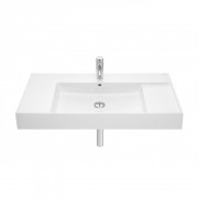 Раковина для ванної підвісна / накладна Roca Inspira 100х49 см кераміка біла A32752A000