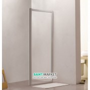 Стенка боковая для душевого уголка Eger 80x195 см профиль алюминий хром прозрачное стекло 599-150-80W(h)