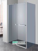 Душевая кабина Eger Megerka 120х80 левая фурнитура хром тонированное стекло 599-330/1L