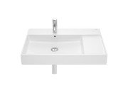 Раковина для ванной подвесная/накладная Roca Inspira 80х49 см керамика белая A32752B000