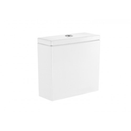 Зливний бачок для унітазу Roca Inspira Square c механізмом подвійного змиву 4,5 / 3 л кераміка білий A341520000