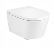 Чаша унитаза Roca Inspira Round Compacto Rimless 48х37 см белый A346528000