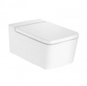 Унитаз подвесной Roca Inspira Square Rimless 56х37 см белый A346537000