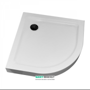 Душовий піддон Eger Balaton 90х90 см чверть кола акрил білий 599-507 / 2-15