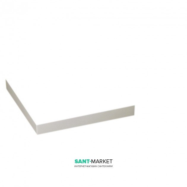 Фронтальная панель для поддона Eger 100х80 белая PAN-1080S