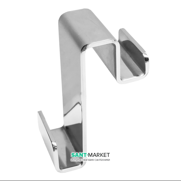 Гачок навісний двосторонній Eger нержавіюча сталь хром 555-hook