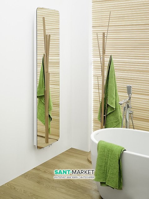 Радіатор декоративний Instal Projekt Indivi New / X 200,6х57,6 см із дзеркальною панеллю INDN-60 / 200E34L01