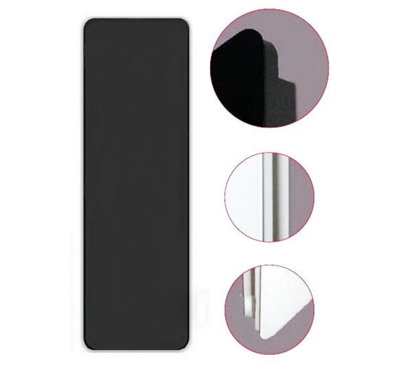 Радіатор декоративний Instal Projekt Indivi New / X 160,6х48,6 см з панеллю дзеркало кольору графіт INDN-50 / 160E34L02