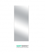 Радиатор декоративный Instal Projekt Indivi X 65,6х180,6 см с панелью зеркало цвета графит INDX-70/180E34L02