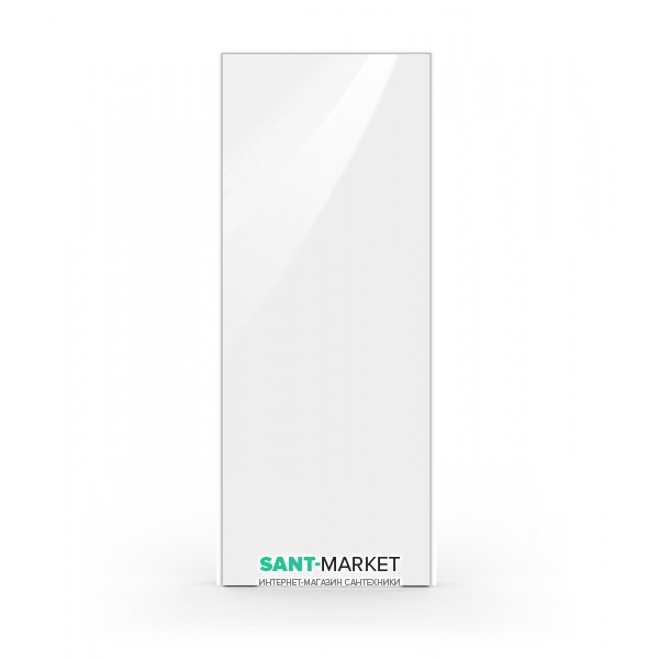 Радиатор декоративный Instal Projekt Indivi X 57,6х160,6 см с панелью белое стекло INDX-60/160E34L04