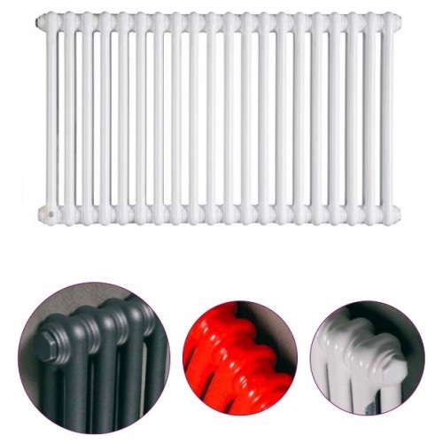 Радіатор опалення Instal Projekt Tubus 2 трубчастий 26 секцій сталь палітра IP на вибір TUB2-020 / 26