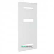 Радиатор декоративный Instal Projekt Sisi 55,1х120,6 см с панелью белое стекло SIS-50/120E34L04