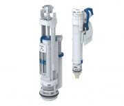 Механізм змиву для бачка Geberit Impuls тип 290-360 подвійний змив хром глянсовий 283.311.21.2