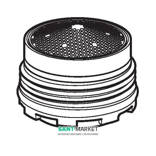 Аэратор для смесителя Geberit Piave и Brenta неподвижно закрепленный 243.625.00.1