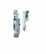 Механизм смыва для бачка Geberit Impuls тип 290-360 двойной смыв хром глянцевый 273.645.21.2