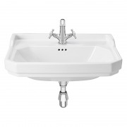Раковина для ванної підвісна Roca Carmen 65х48 з отвором під змішувач кераміка біла A3270A1000
