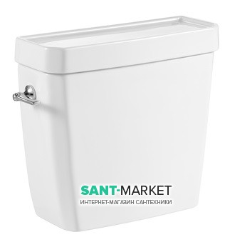 Сливной бачок для унитаза Roca Carmen с двойным сливом подвод воды нижний керамика белый A3410A1000