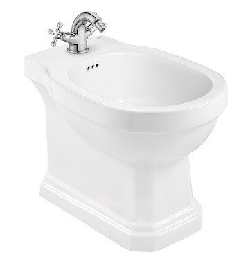 Біде підлогове Roca Carmen 56х37 см 1 отвір під змішувач кераміка колір білий A3570A4000