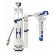 Механизм смыва для бачка Geberit Impuls тип 290-380 двойной смыв хром глянцевый 283.313.21.2