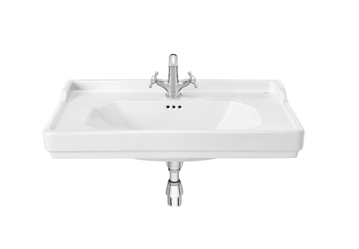 Раковина для ванної підвісна Roca Carmen 80х50 з отвором під змішувач кераміка біла A3270A0000